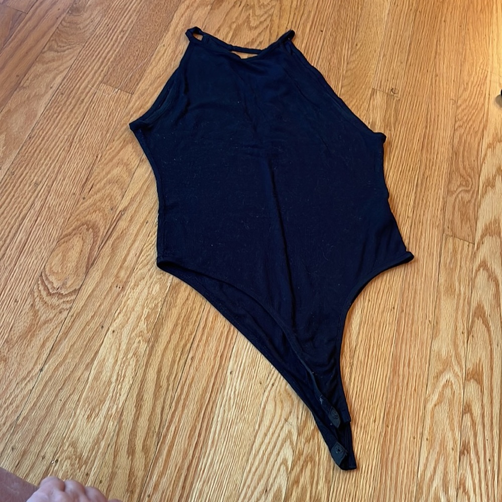 H&M high neck, ribbed bodysuit - Picture 6 of 6